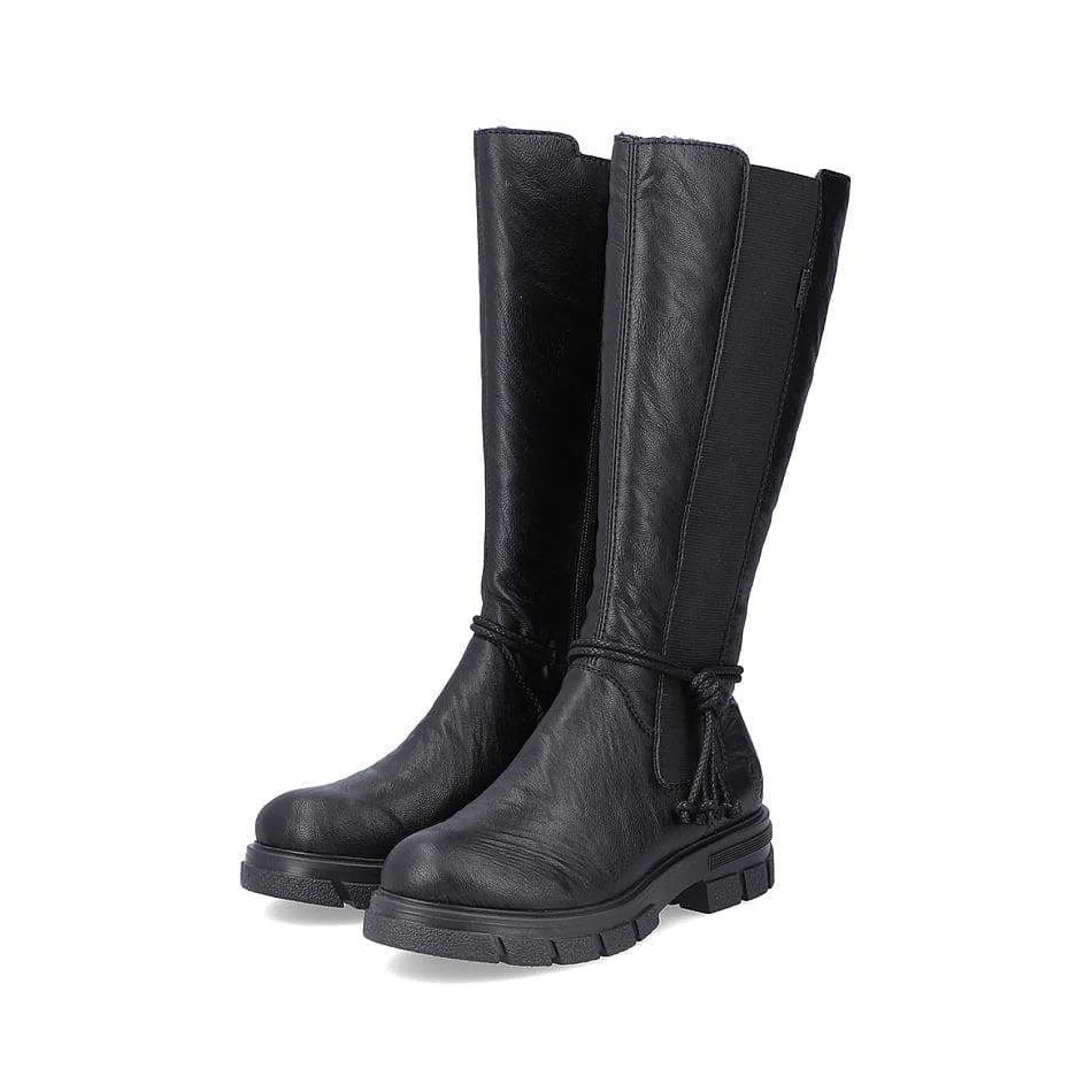 Rieker Ankle Boots & Boots-Women'S High-Shaft Boots, Glossy Black