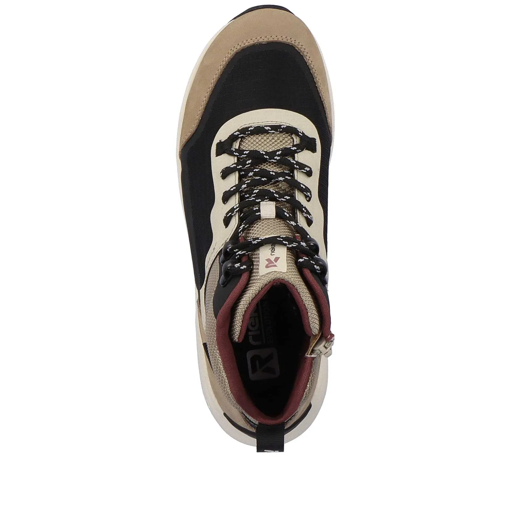 Rieker Sneakers-Women'S High-Top Sneakers Hazel-Wood Black