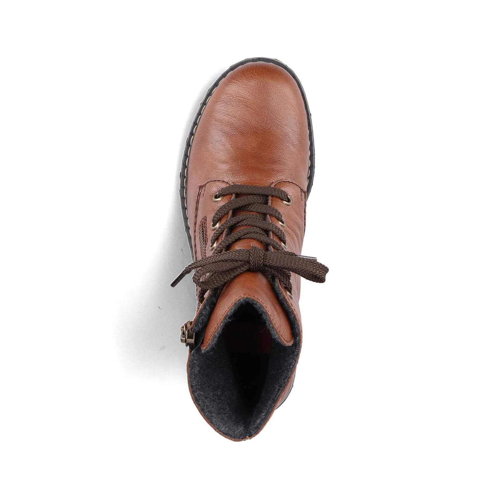 Rieker Ankle Boots & Boots-Women'S Laced Boots Caramel Brown