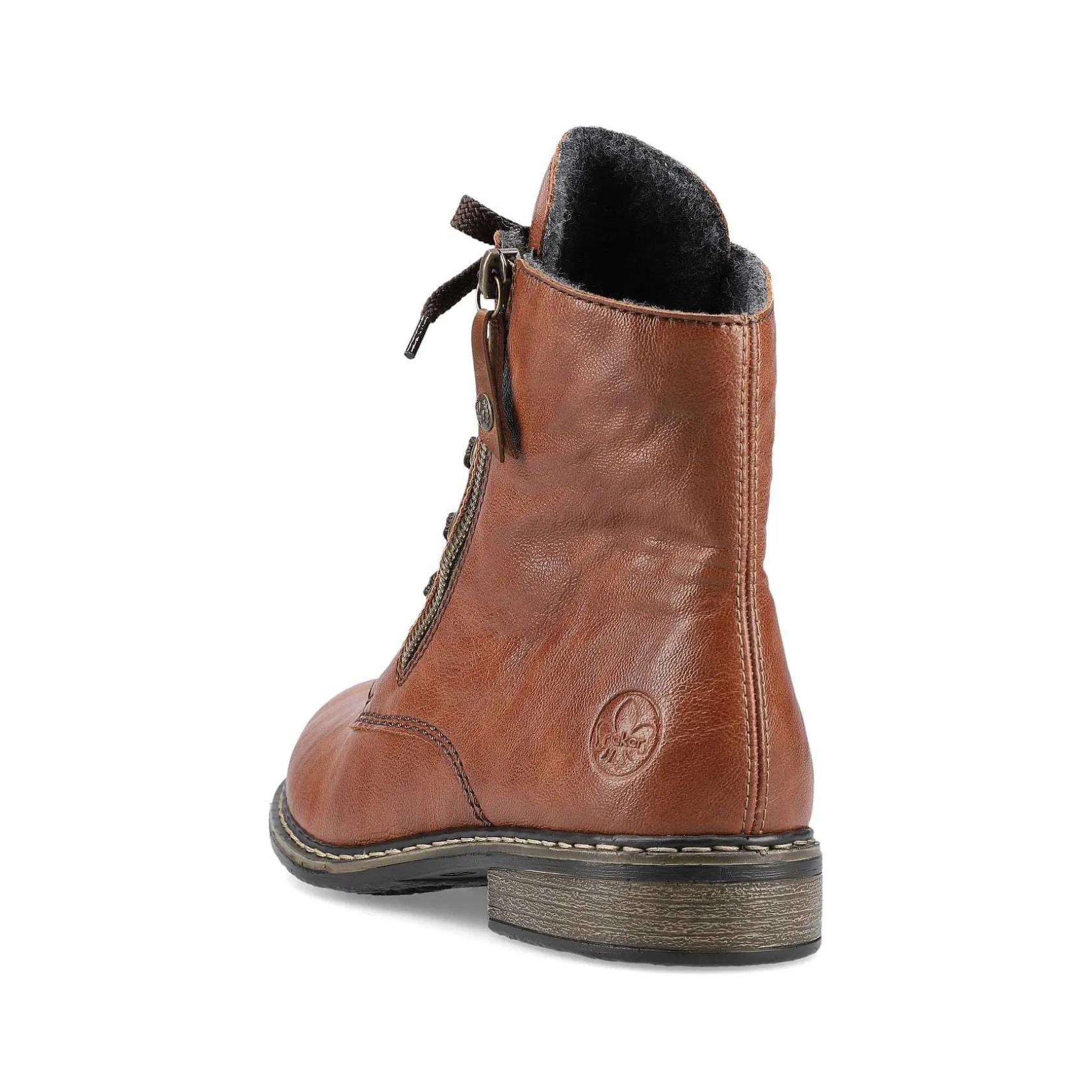 Rieker Ankle Boots & Boots-Women'S Laced Boots Caramel Brown
