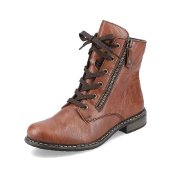 Rieker Ankle Boots & Boots-Women'S Laced Boots Caramel Brown