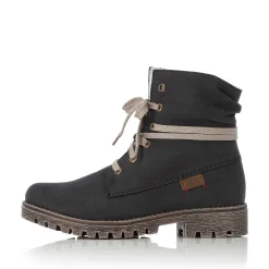 Rieker Ankle Boots & Boots-Women'S Laced Boots Ocean Blue