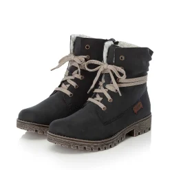 Rieker Ankle Boots & Boots-Women'S Laced Boots Ocean Blue
