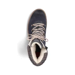 Rieker Ankle Boots & Boots-Women'S Laced Boots Ocean Blue