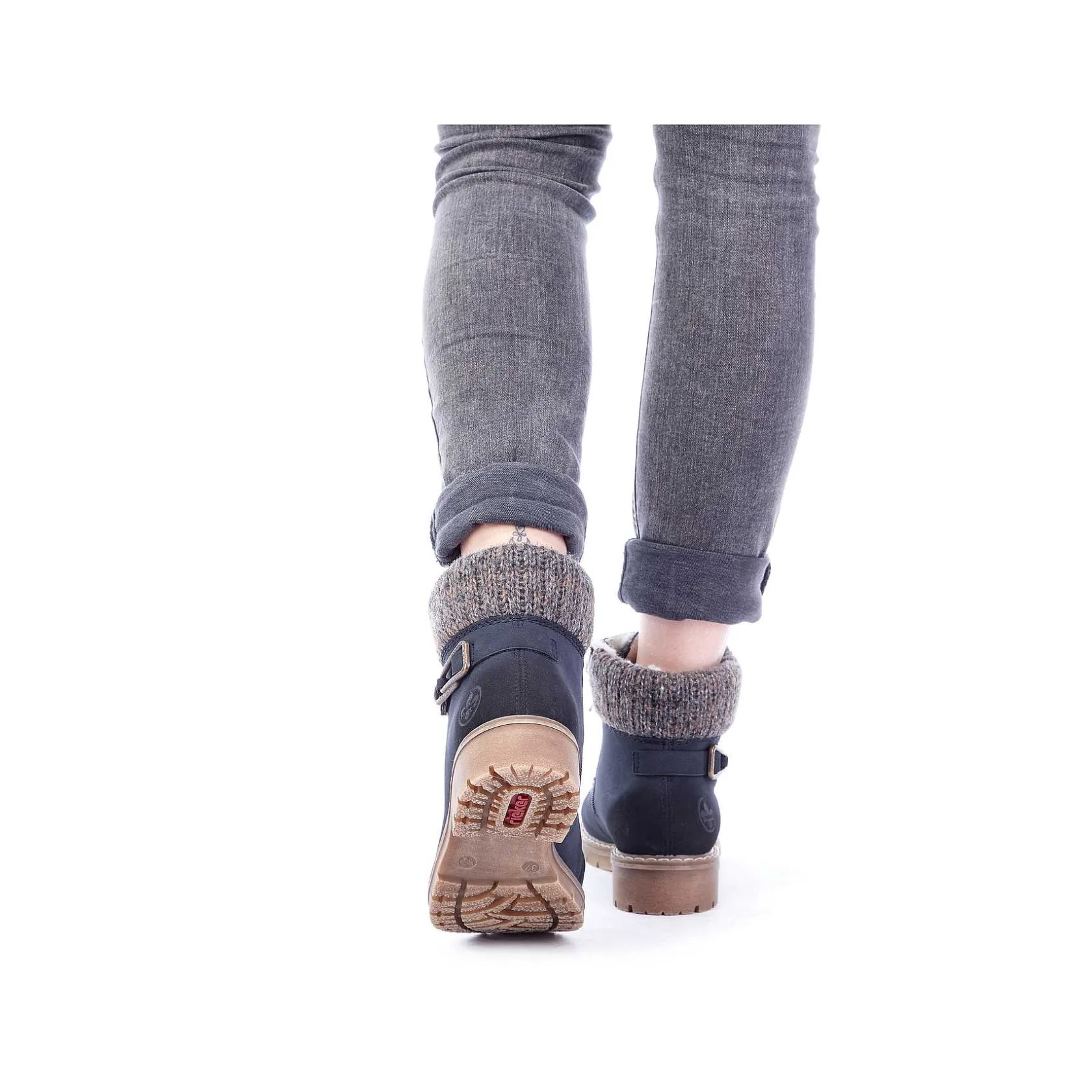 Rieker Ankle Boots & Boots-Women'S Laced Boots Ocean Blue