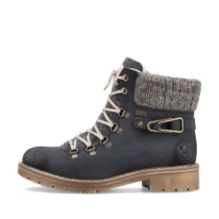 Rieker Ankle Boots & Boots-Women'S Laced Boots Ocean Blue