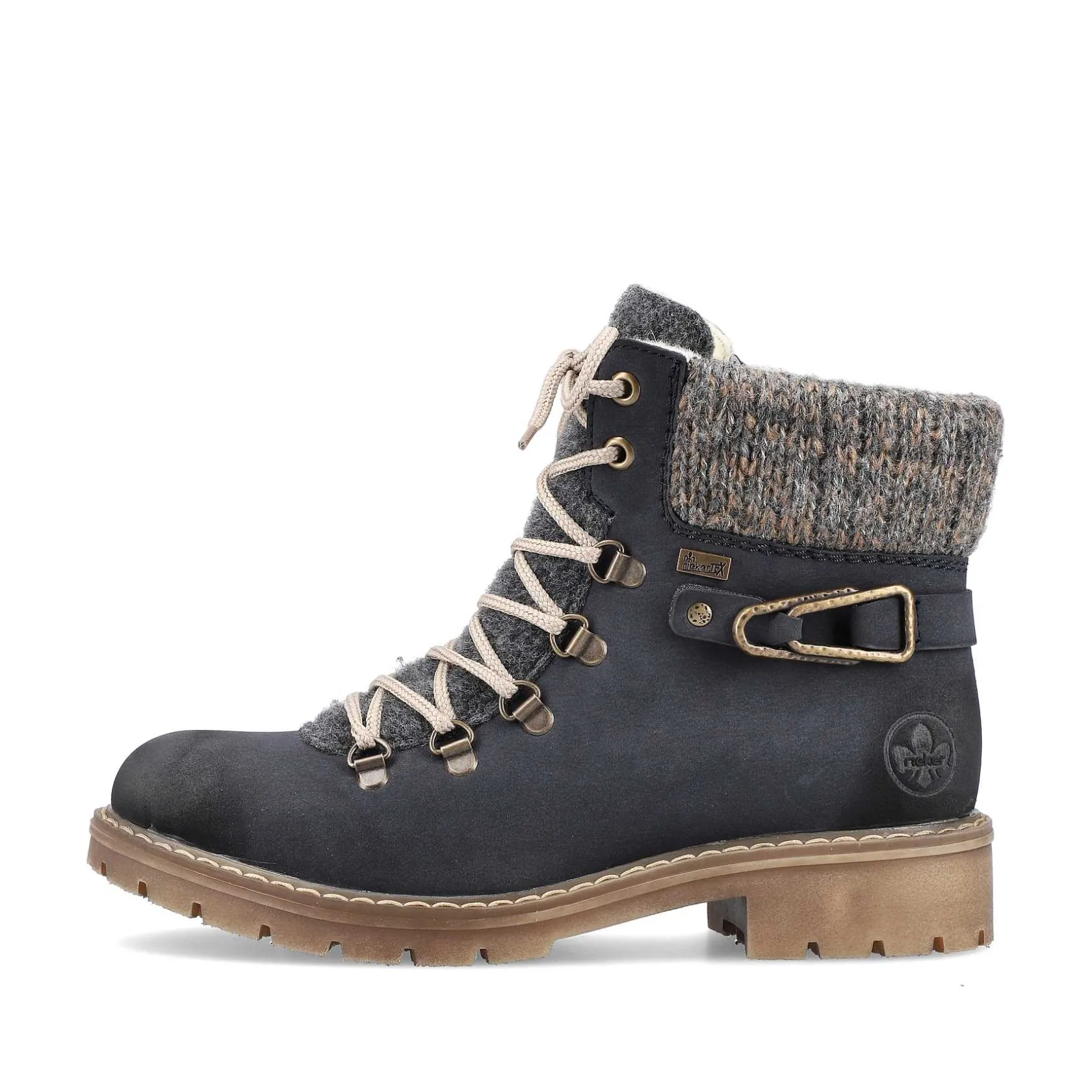 Rieker Ankle Boots & Boots-Women'S Laced Boots Ocean Blue