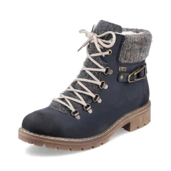 Rieker Ankle Boots & Boots-Women'S Laced Boots Ocean Blue