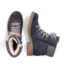Rieker Ankle Boots & Boots-Women'S Laced Boots Ocean Blue