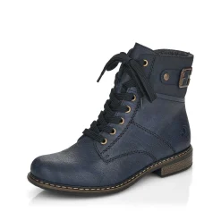 Rieker Ankle Boots & Boots-Women'S Laced Boots Ocean Blue