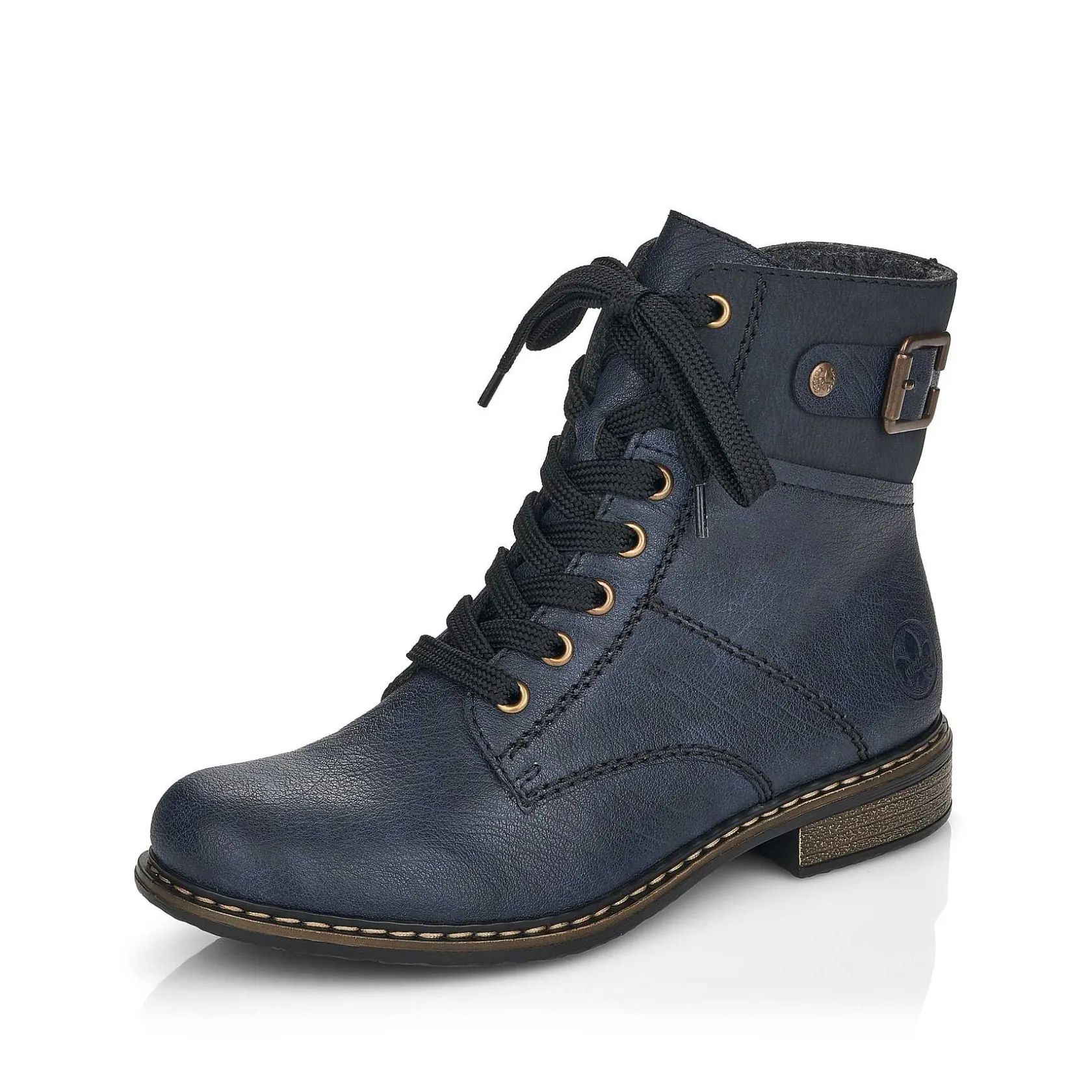 Rieker Ankle Boots & Boots-Women'S Laced Boots Ocean Blue