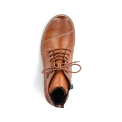 Rieker Ankle Boots & Boots-Women'S Laced Boots Caramel Brown
