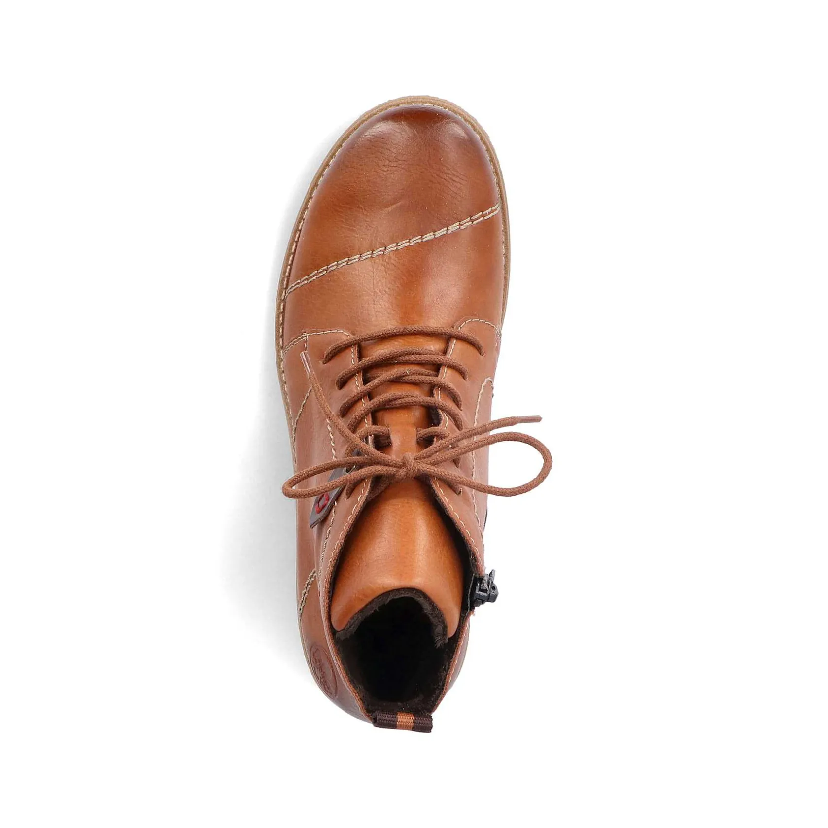 Rieker Ankle Boots & Boots-Women'S Laced Boots Caramel Brown