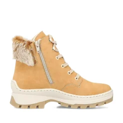 Rieker Ankle Boots & Boots-Women'S Laced Boots Caramel Brown
