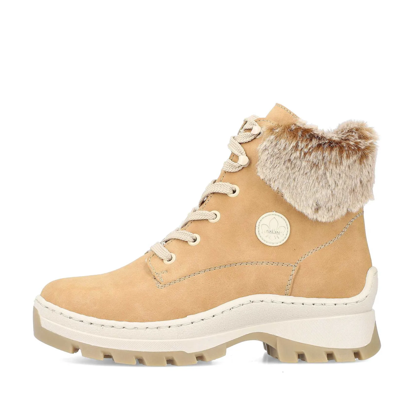 Rieker Ankle Boots & Boots-Women'S Laced Boots Caramel Brown