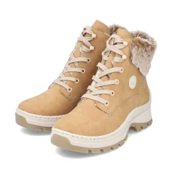 Rieker Ankle Boots & Boots-Women'S Laced Boots Caramel Brown