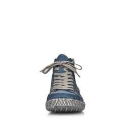 Rieker Low Shoes & Slippers-Women'S Laced Shoes Azure Blue
