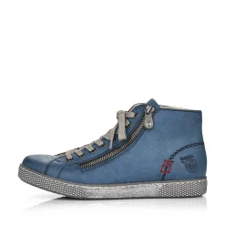 Rieker Low Shoes & Slippers-Women'S Laced Shoes Azure Blue