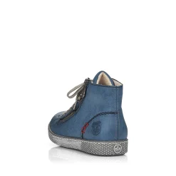 Rieker Low Shoes & Slippers-Women'S Laced Shoes Azure Blue