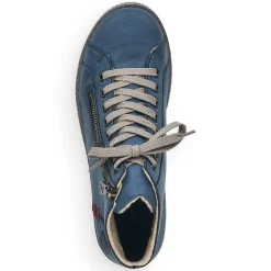 Rieker Low Shoes & Slippers-Women'S Laced Shoes Azure Blue