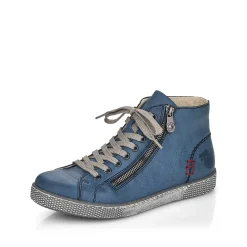 Rieker Low Shoes & Slippers-Women'S Laced Shoes Azure Blue