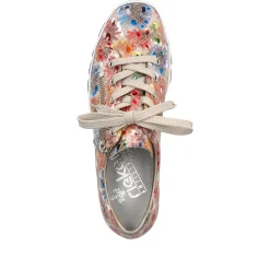 Rieker Colorful Styles-Women'S Laced Shoes Multi