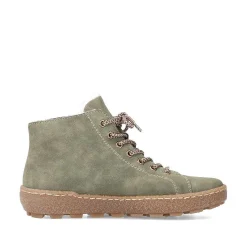 Rieker Low Shoes & Slippers-Women'S Laced Shoes Leaf Green
