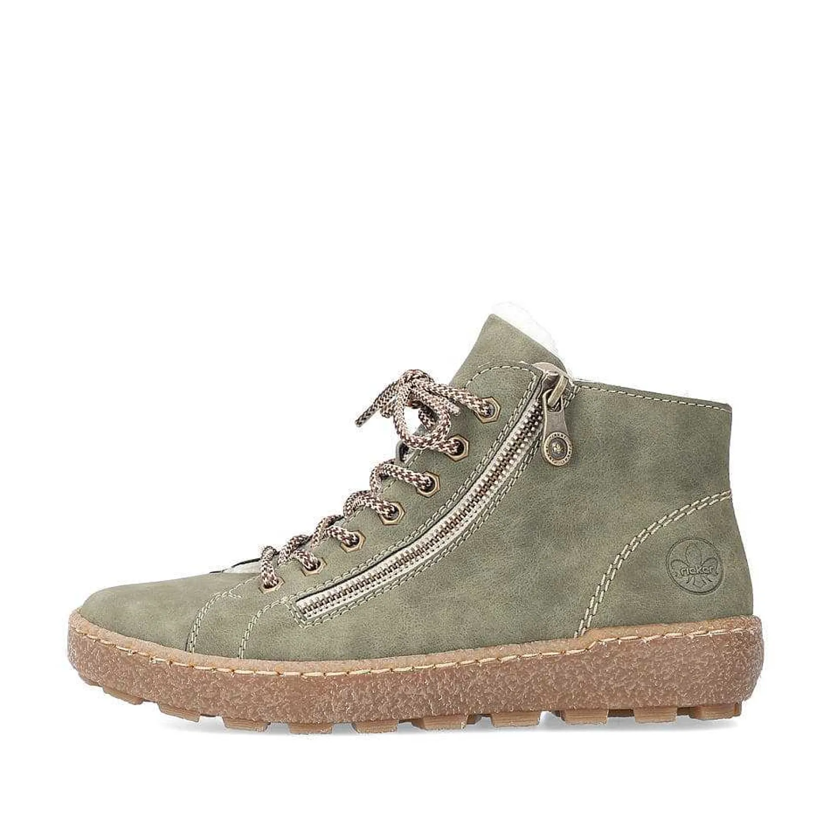 Rieker Low Shoes & Slippers-Women'S Laced Shoes Leaf Green
