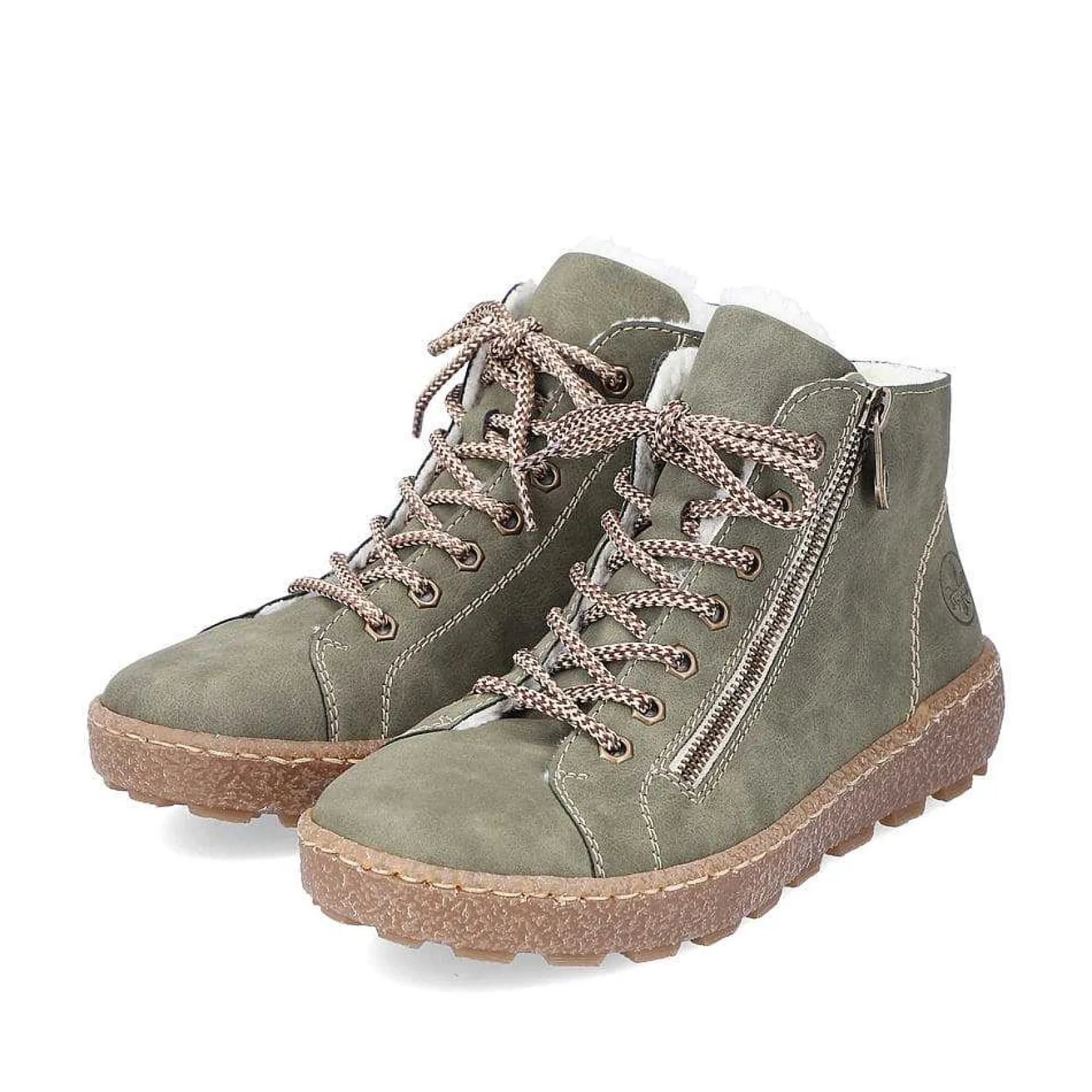 Rieker Low Shoes & Slippers-Women'S Laced Shoes Leaf Green