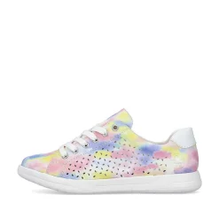 Rieker Colorful Styles-Women'S Laced Shoes Multi-Edelweis