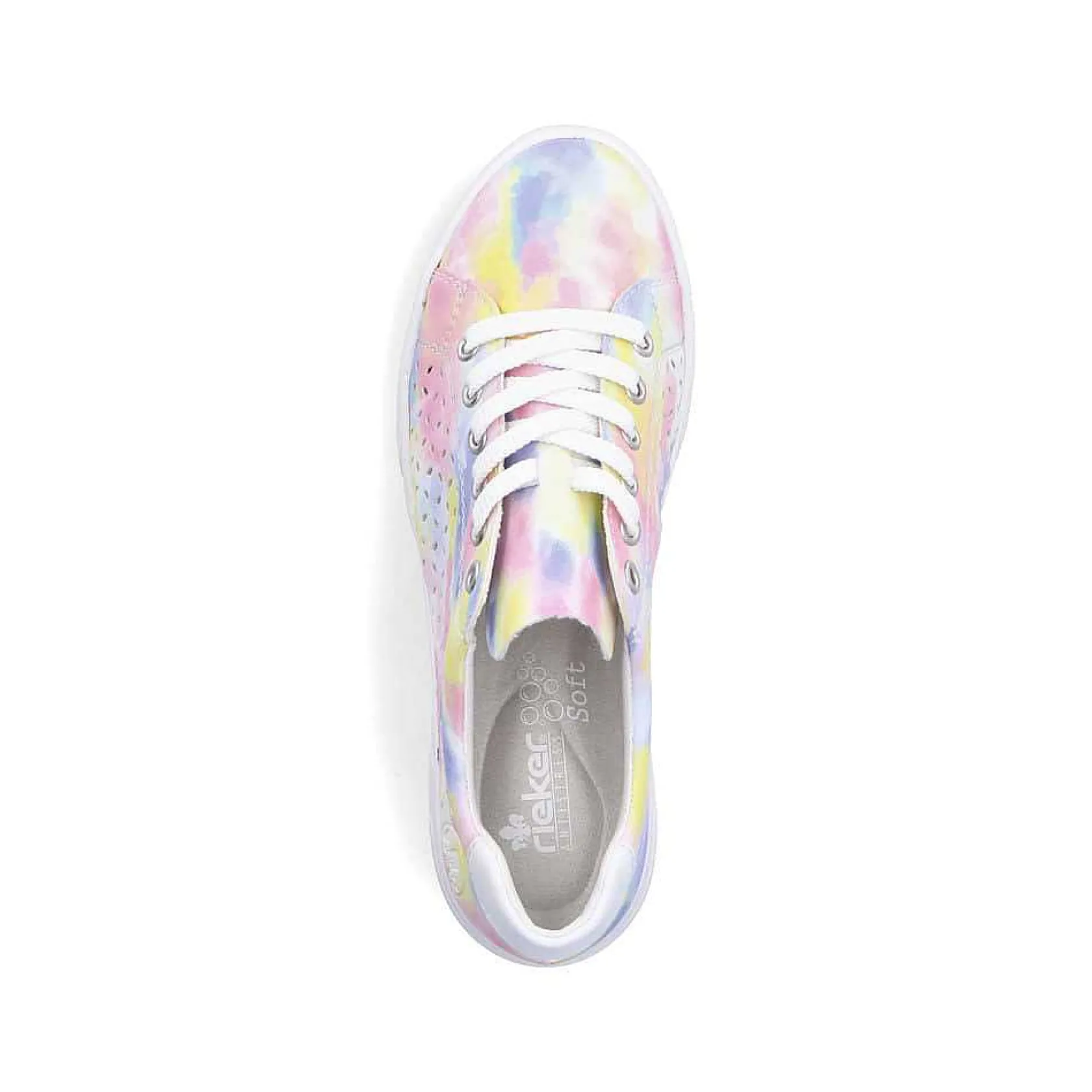 Rieker Colorful Styles-Women'S Laced Shoes Multi-Edelweis