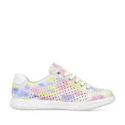 Rieker Colorful Styles-Women'S Laced Shoes Multi-Edelweis