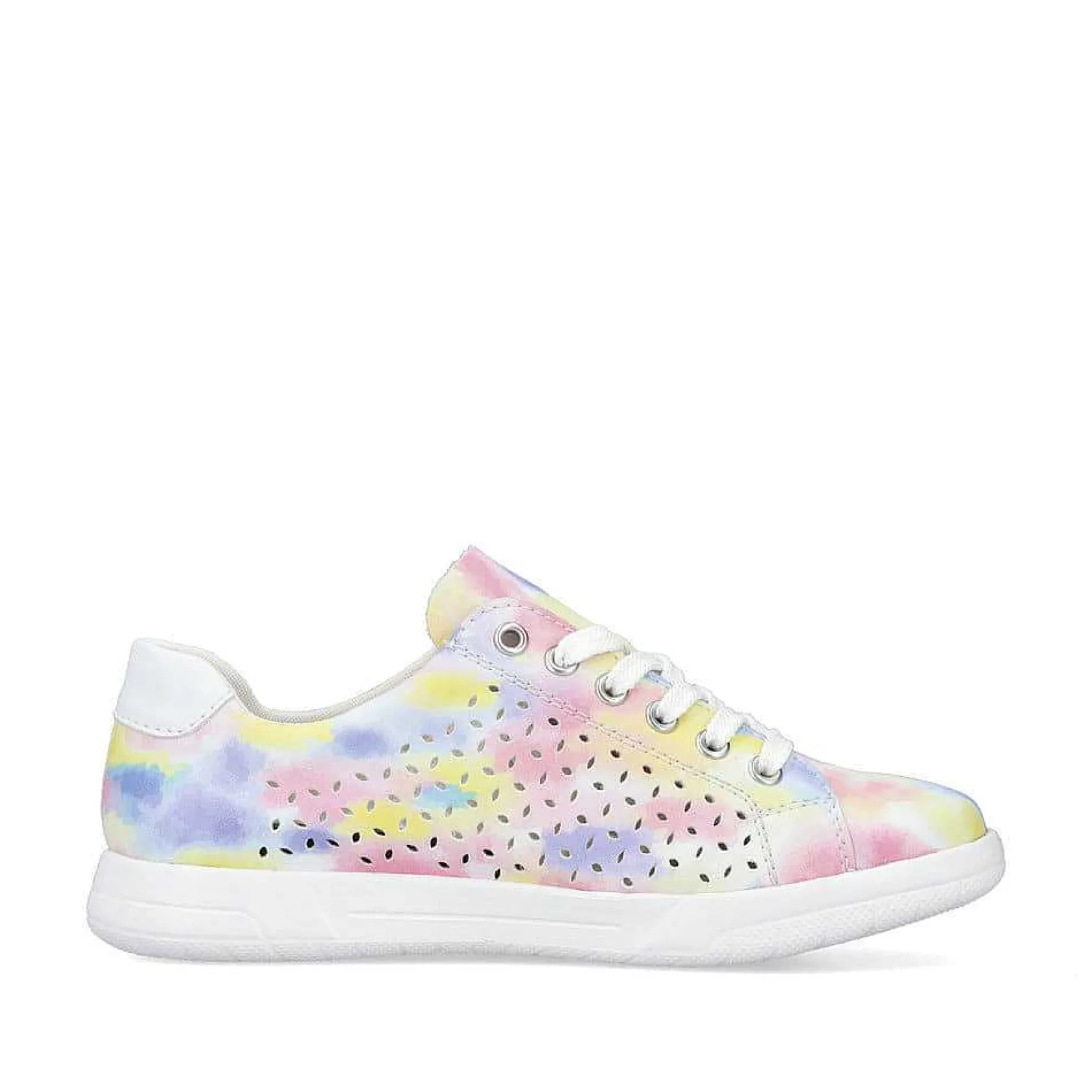 Rieker Colorful Styles-Women'S Laced Shoes Multi-Edelweis