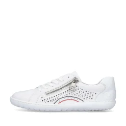 Rieker Low Shoes & Slippers-Women'S Laced Shoes Pearl White