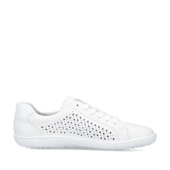 Rieker Low Shoes & Slippers-Women'S Laced Shoes Pearl White