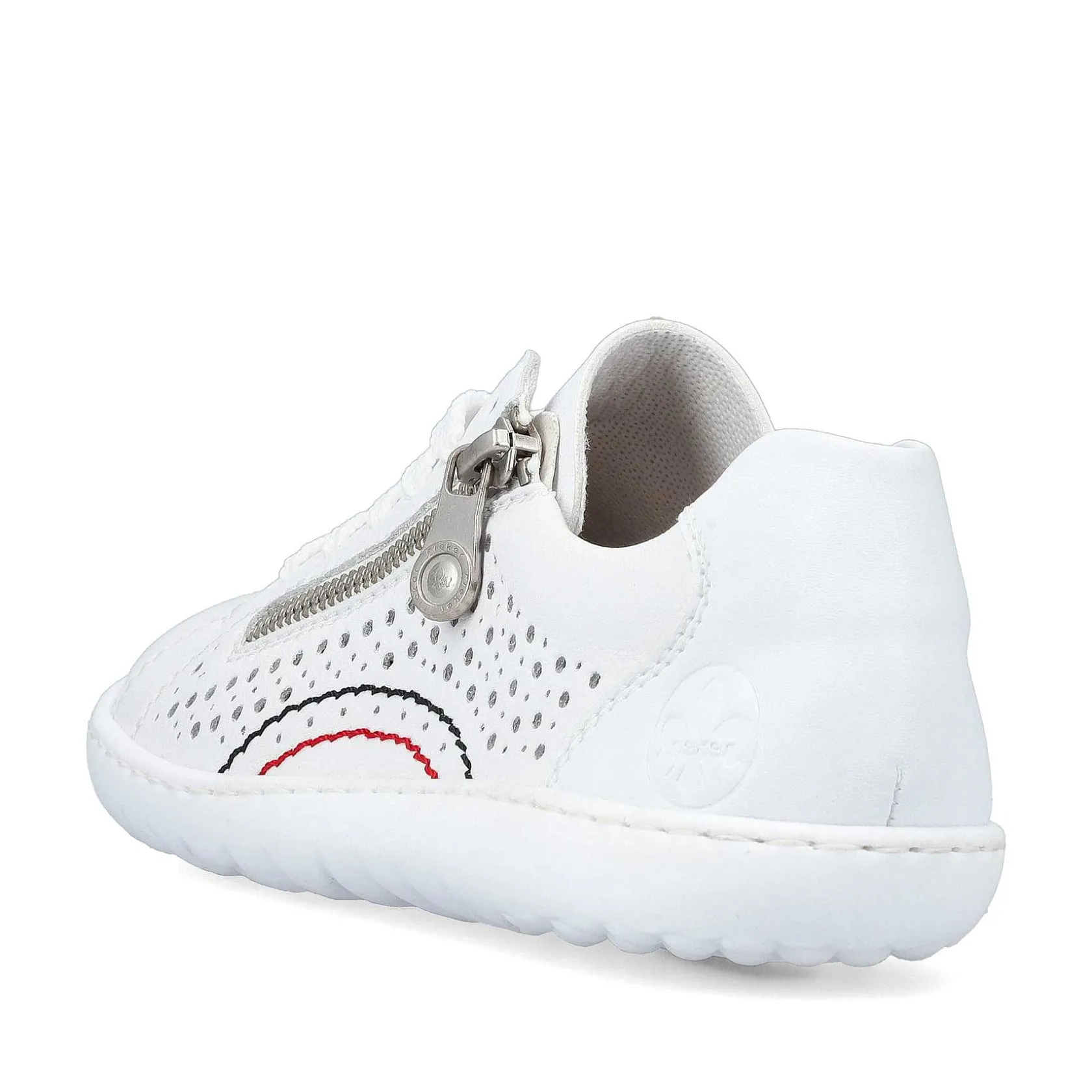 Rieker Low Shoes & Slippers-Women'S Laced Shoes Pearl White