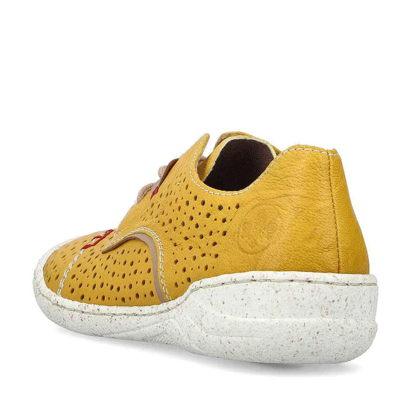 Rieker Colorful Styles-Women'S Lace-Up Shoes Sunflower Yellow
