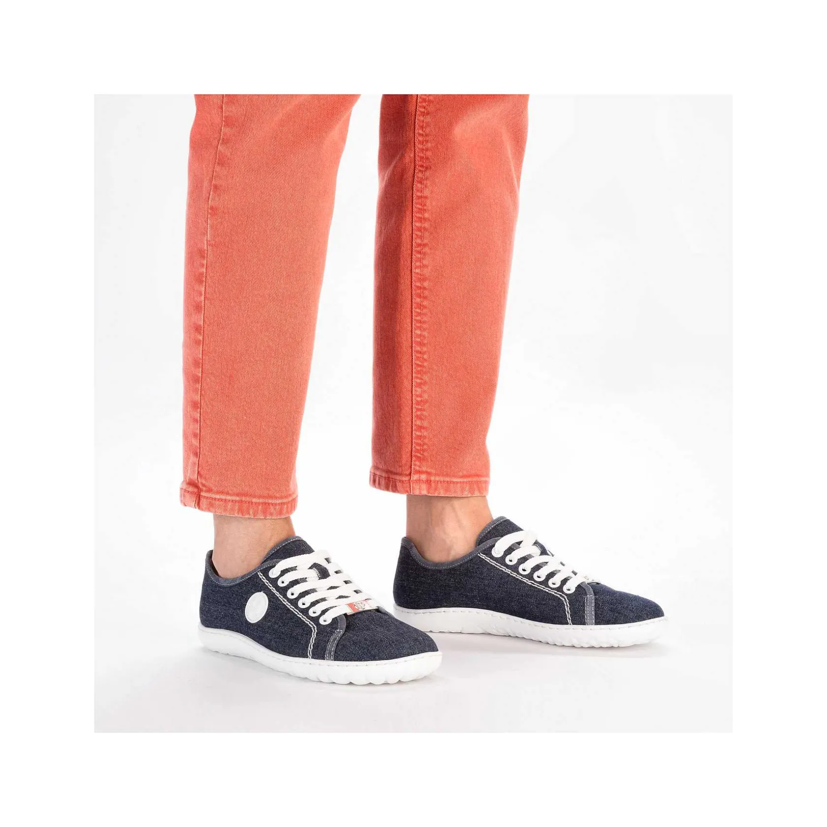 Rieker Vegan-Women'S Lace-Up Shoes Navy Blue