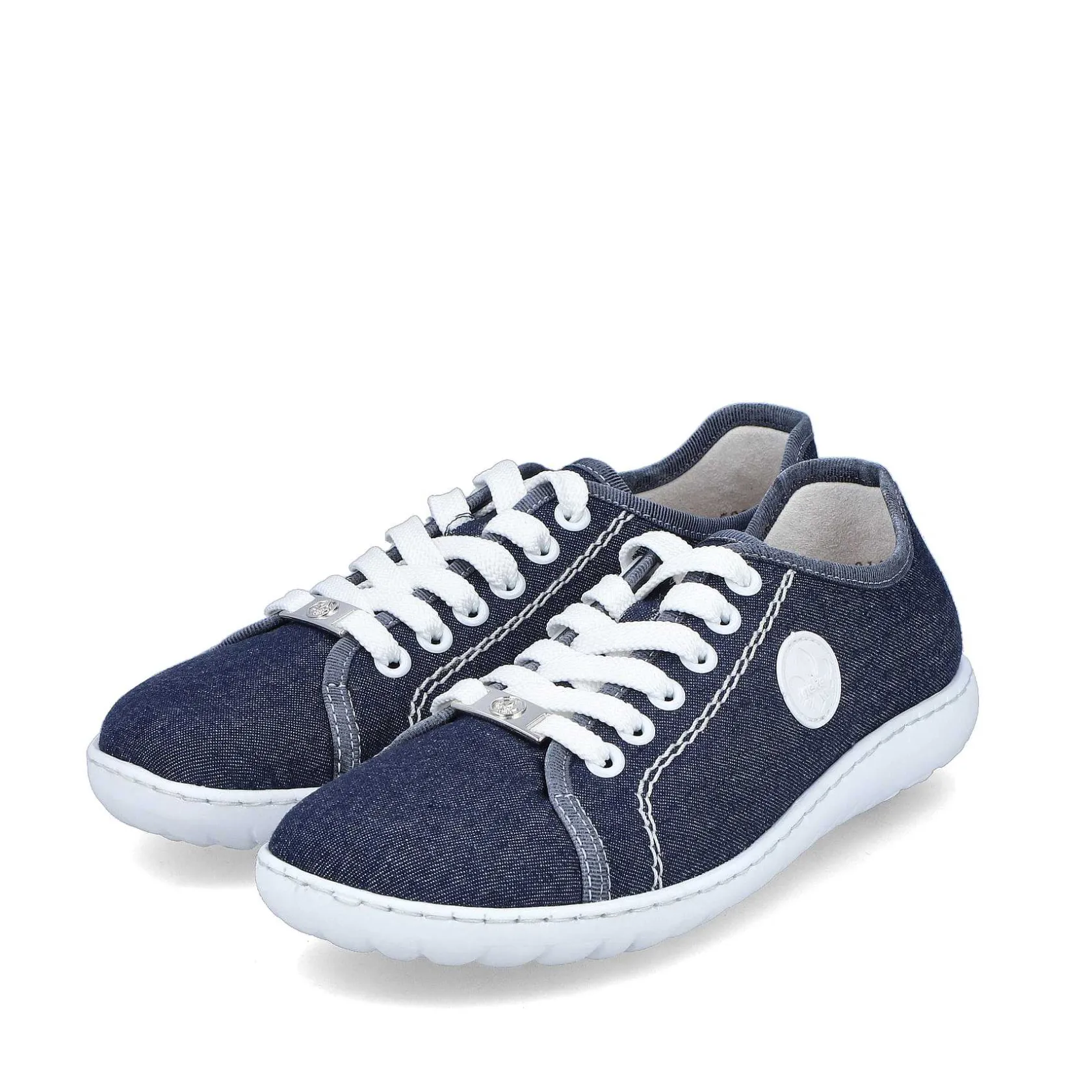 Rieker Vegan-Women'S Lace-Up Shoes Navy Blue