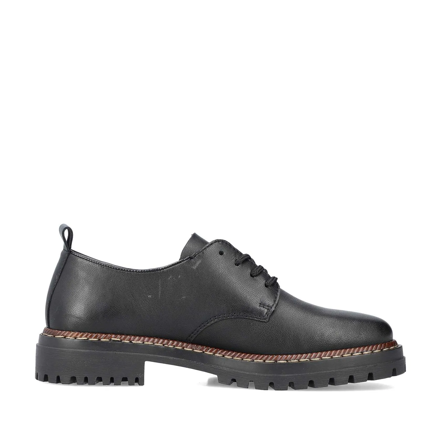Rieker Low Shoes & Slippers-Women'S Lace-Up Shoes Night Black