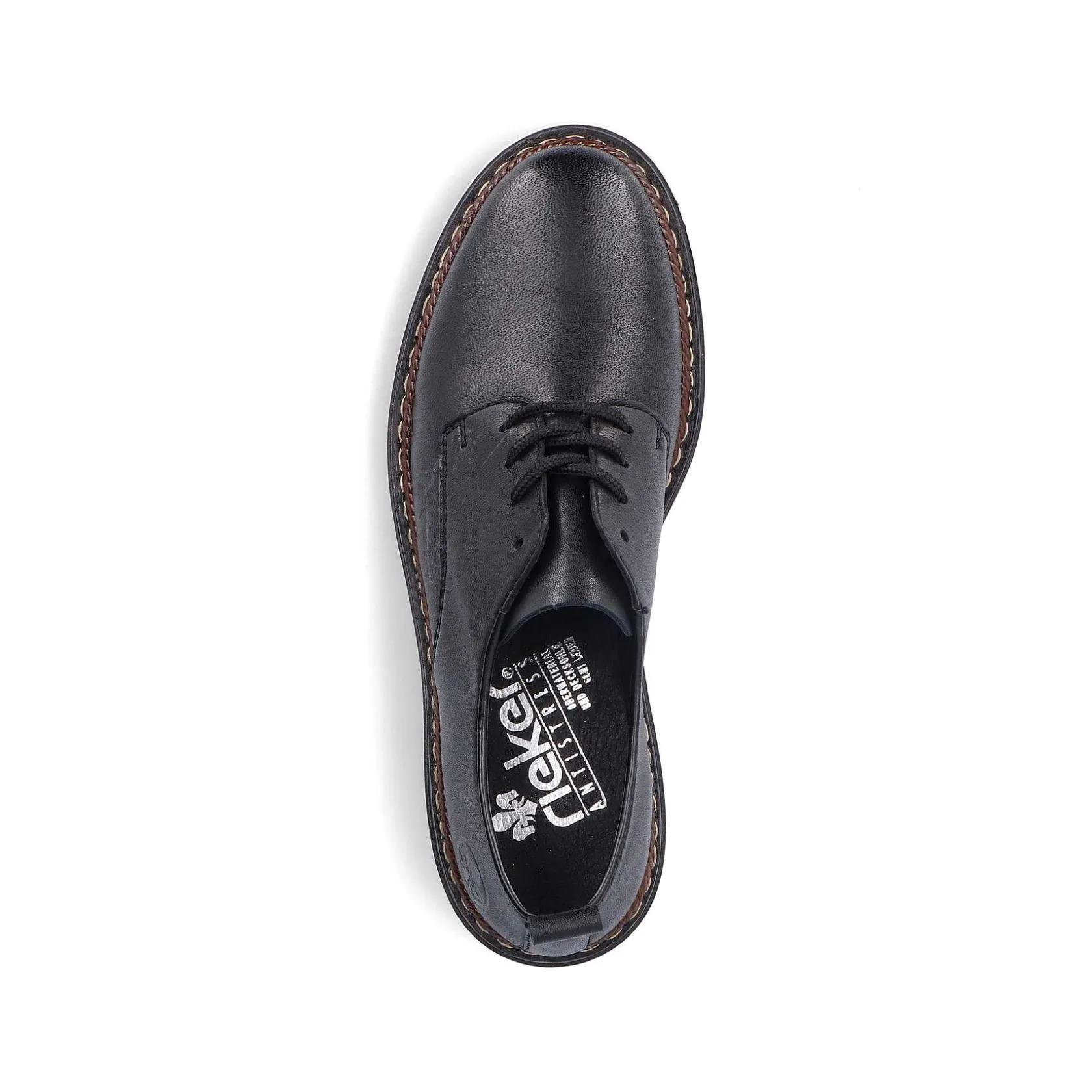 Rieker Low Shoes & Slippers-Women'S Lace-Up Shoes Night Black