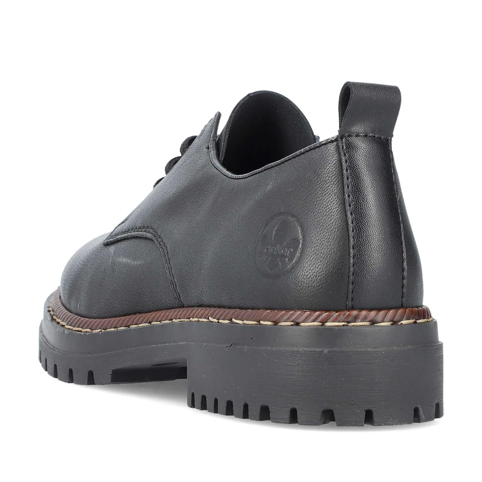 Rieker Low Shoes & Slippers-Women'S Lace-Up Shoes Night Black