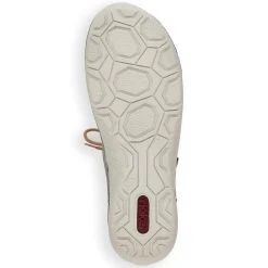 Rieker Low Shoes & Slippers-Women'S Lace-Up Shoes Green Gray