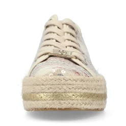 Rieker Low Shoes & Slippers-Women'S Lace-Up Shoes Light Beige