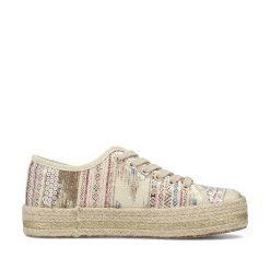 Rieker Low Shoes & Slippers-Women'S Lace-Up Shoes Light Beige
