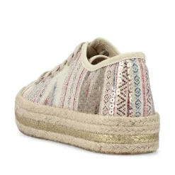 Rieker Low Shoes & Slippers-Women'S Lace-Up Shoes Light Beige
