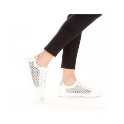 Rieker Low Shoes & Slippers-Women'S Lace-Up Shoes Crystal White