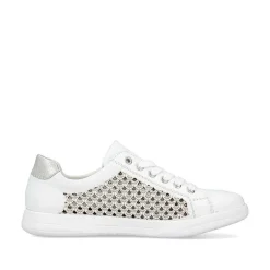 Rieker Low Shoes & Slippers-Women'S Lace-Up Shoes Crystal White