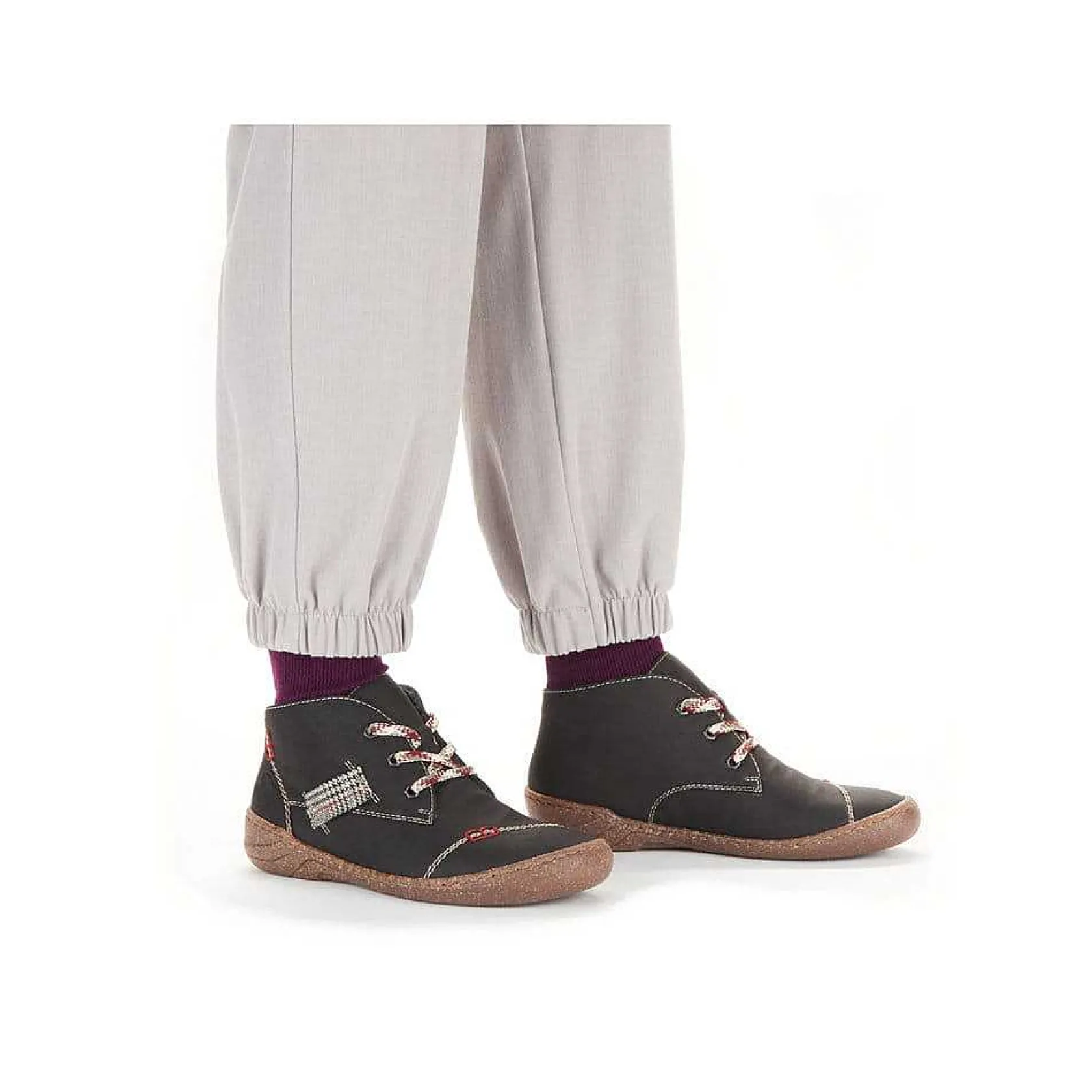 Rieker Low Shoes & Slippers-Women'S Lace-Up Shoes Deep Black
