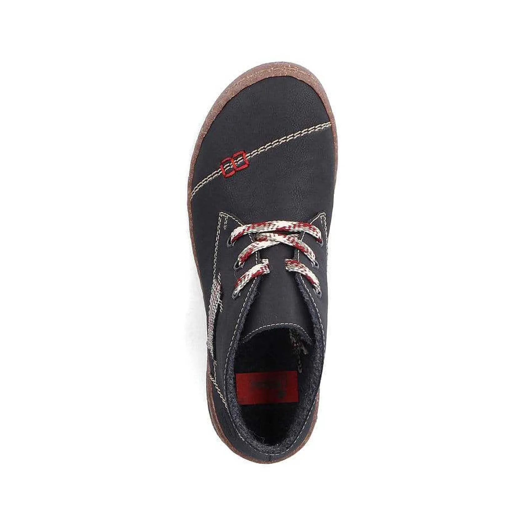 Rieker Low Shoes & Slippers-Women'S Lace-Up Shoes Deep Black